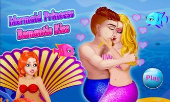 Mermaid Princess Romantic Kiss Affiche