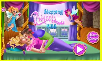 Princesa durmiente Besando Poster