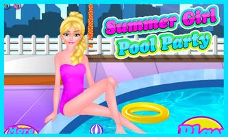 پوستر Summer Girl Pool Party