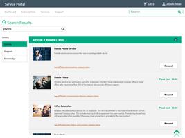 HPE Service Request Catalog Screenshot 1
