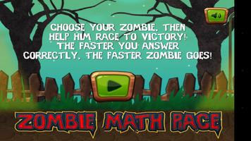 Zombie Math Race Affiche