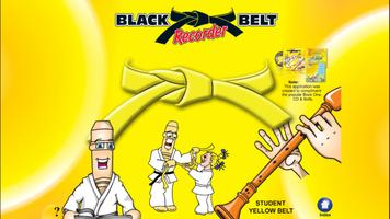 Black Belt Recorder Yellow poster
