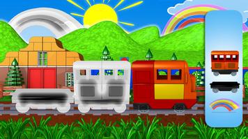 Happy Train Jigsaw Puzzle: Train games ภาพหน้าจอ 1