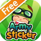 Army Sticker Free أيقونة