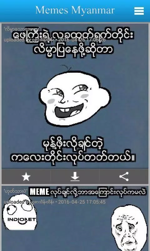 Tải xuống APK Memes Myanmar cho Android Tải xuống APK Memes Myanmar cho Android