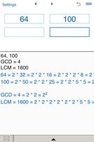 GCD and LCM calculator screenshot 1