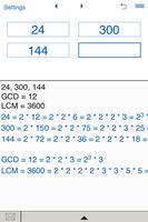 GCD and LCM calculator screenshot 2