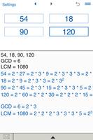 GCD and LCM calculator screenshot 3