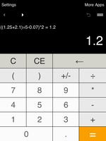 Calculator with parentheses capture d'écran 3
