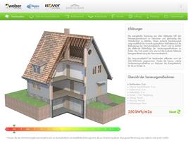 Energiesparsimulation Affiche