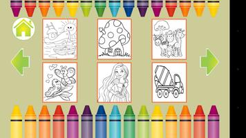لعبة الرسم و التلوين للأطفال تصوير الشاشة 1