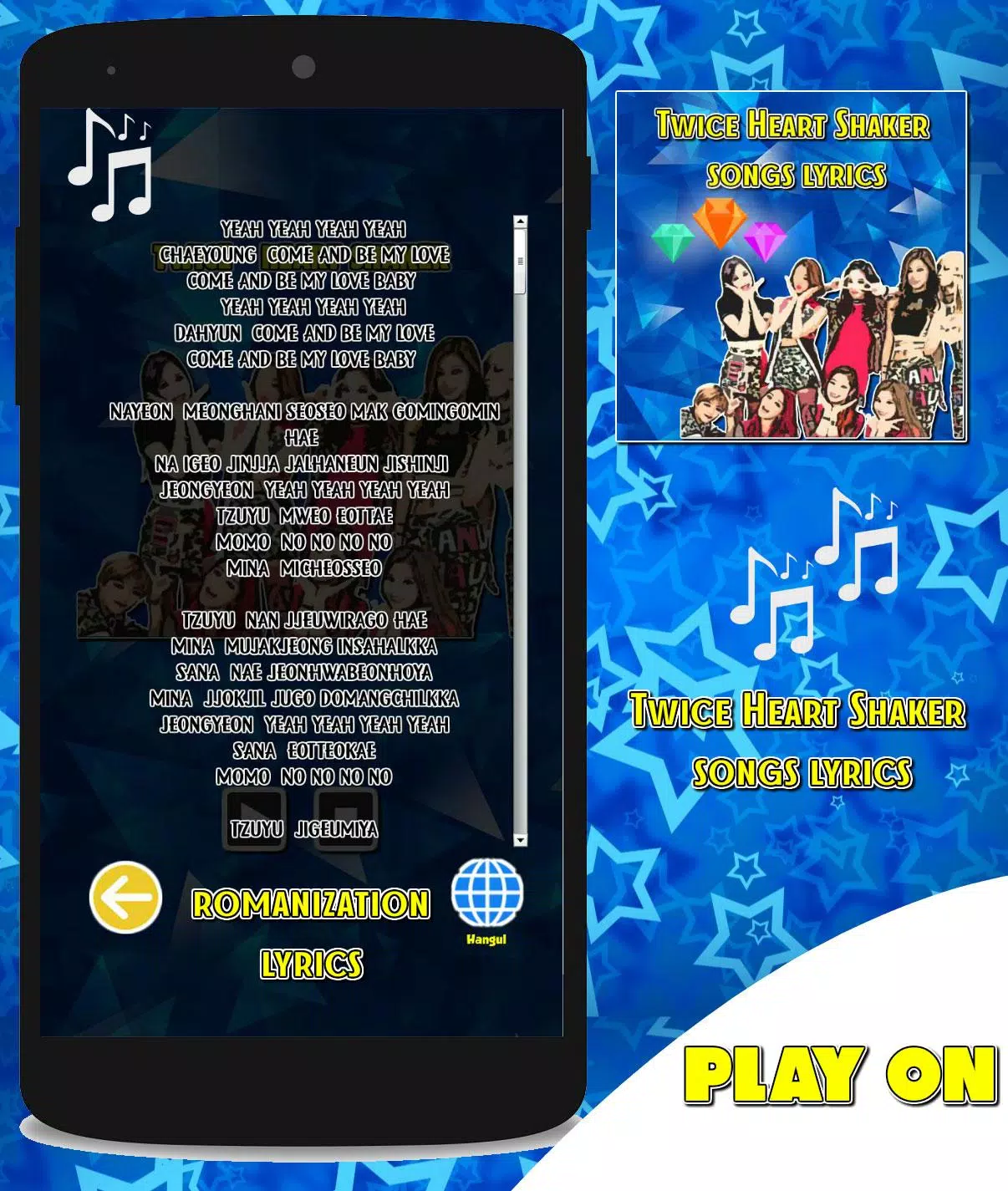 TWICE Heart Shaker Songs Lyrics APK for Android Download