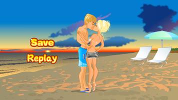 Kissing on a Beach Dress Up স্ক্রিনশট 3