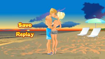 Kissing on a Beach Dress Up capture d'écran 3