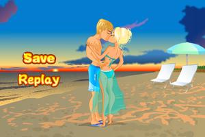 Kissing on a Beach Dress Up capture d'écran 1