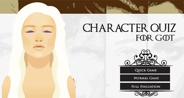 برنامه‌نما Character Quiz for GoT عکس از صفحه