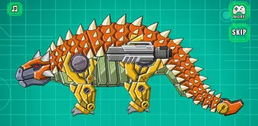 Robot Ankylosaurus Toy War