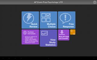 AP Exam Prep Psychology LITE โปสเตอร์