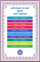 Learn Quran with tajweed tajwid Plakat