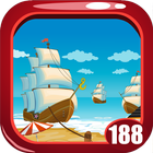 Caribbean Pirate Girl Rescue Game Kavi - 188 ícone