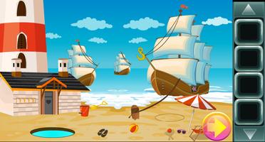 Caribbean Pirate Girl Rescue Game Kavi - 188 captura de pantalla 2