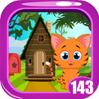 Cute Kitten Rescue Game Kavi - 143 icône