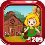 Cute Little Girl Rescue Game Kavi - 209 icono