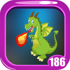 Fire Dragon Rescue Game Kavi - 186 icono