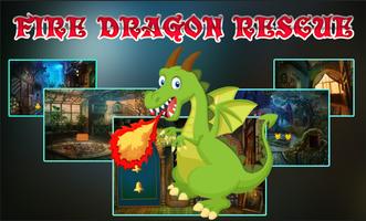 Fire Dragon Rescue Game Kavi - 186 الملصق