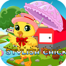 Kavi games- 413 Stylish Chick Rescue Game APK