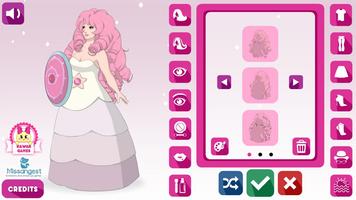 Crystal Gem Rose Quartz Dress Up Game poster