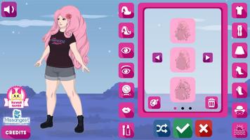 Crystal Gem Rose Quartz Dress Up Game screenshot 1