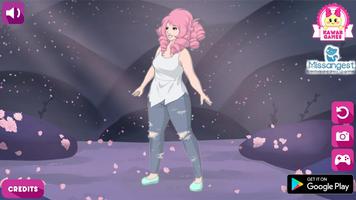 Crystal Gem Rose Quartz Dress Up Game screenshot 3