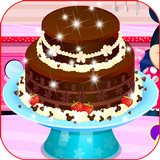 Chocolate Cake Cooking Game أيقونة