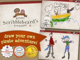 Pirate Scribblebeard Draw Free ポスター