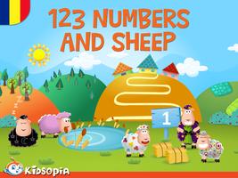 123 Numbers and Sheep Affiche