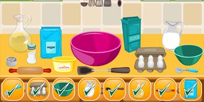Kuchen-Spiele Mädchen Kochen Screenshot 1