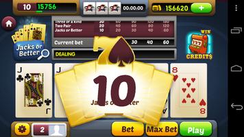 3 Schermata Video Poker & Slots Free
