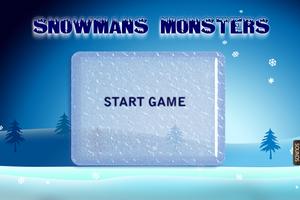 Snowmans Monsters Affiche