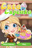 Cute Cupcake - Girls Game Plakat