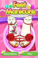Feet Manicure - Girls Game plakat