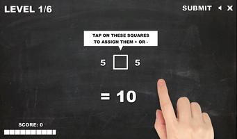 Plus or minus - Free Math Game captura de pantalla 2
