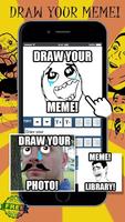 Draw your MEME! Affiche