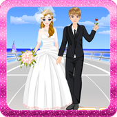 Take wedding photos on yacht icon