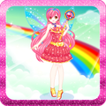 ”Rainbow fashion princess games