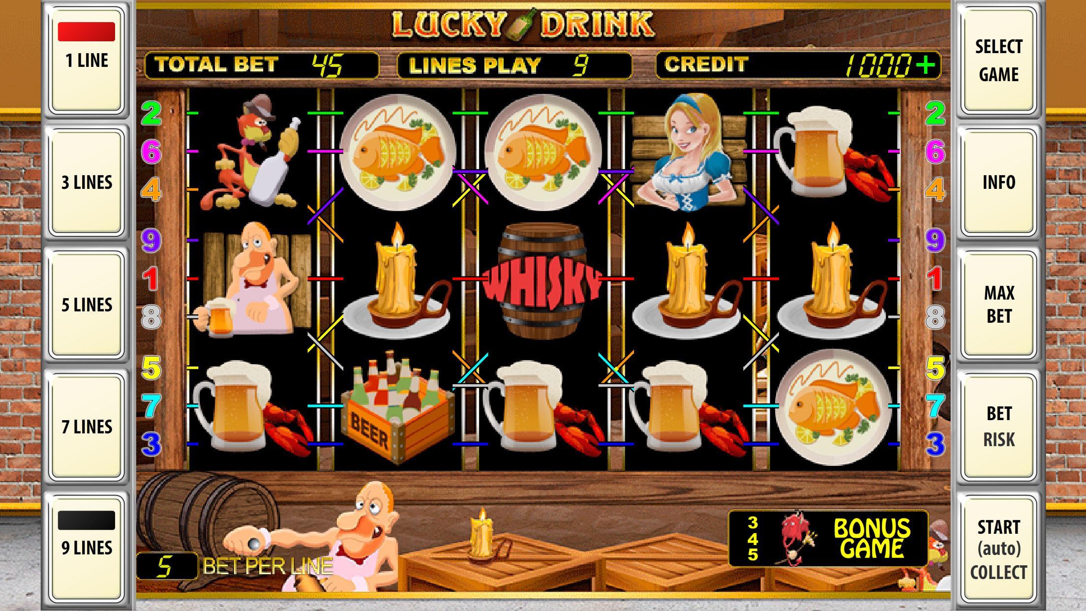 lucky drink игровые автоматы