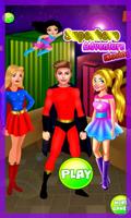 Super hero Adventure Kissing پوسٹر