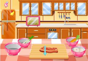 Cooking meat Games پوسٹر