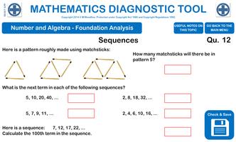 Maths Diagnostic Tool screenshot 1