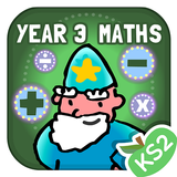 Crazy Maths Adventure - Age 7- 8 Year 3 Lite icône
